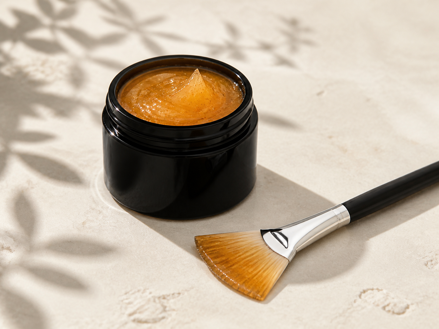 Pumpkin peel and application brush